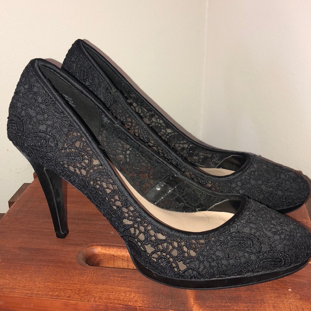 Nine West lace heels